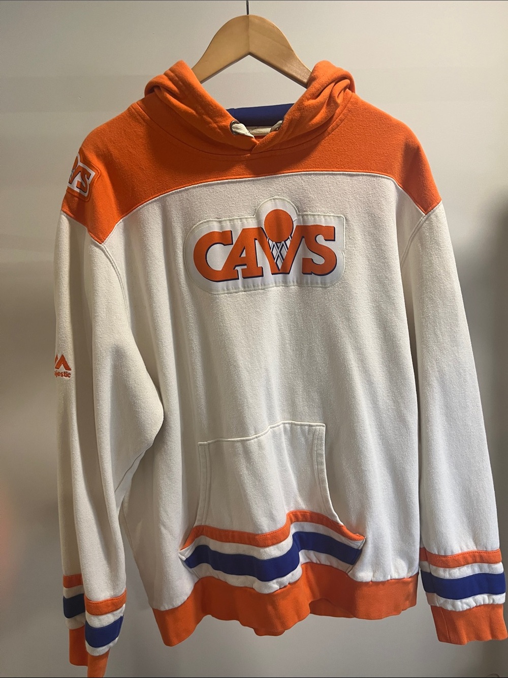 CAVS Orange & White Pullover Hoodie